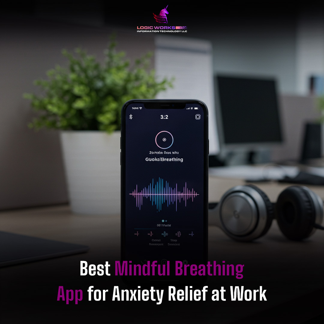 Best mindful breathing app for anxiety relief at work