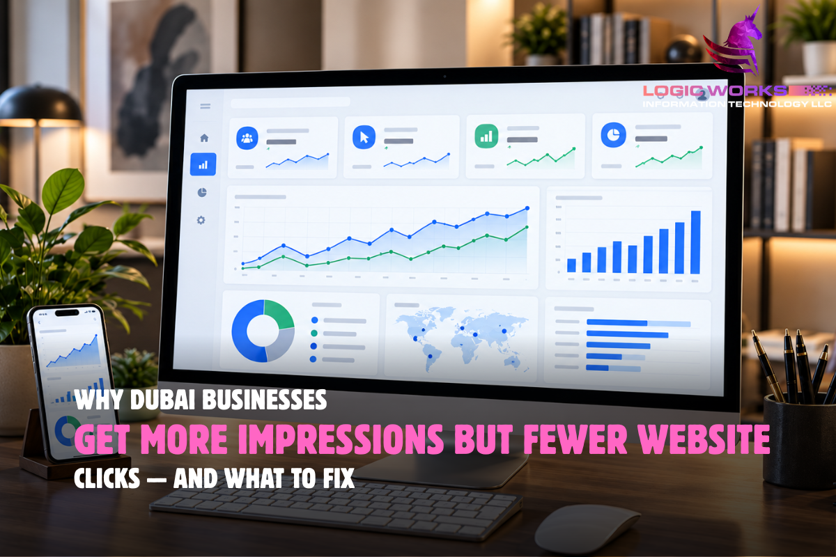 Why Dubai Businesses Get More Impressions but Fewer Website Clicks — and What to Fix